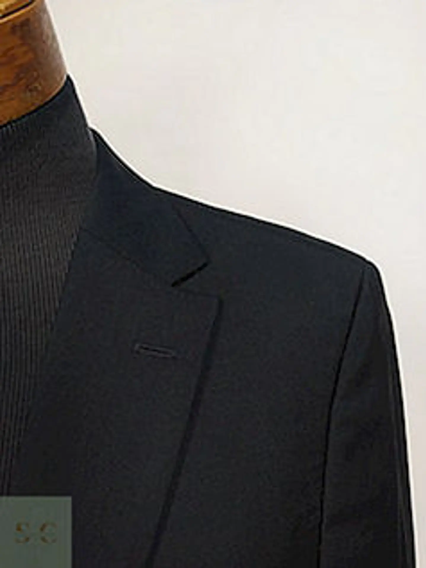 Blazer Hugo Boss Negro 100% Lana Virgen Talla M 7