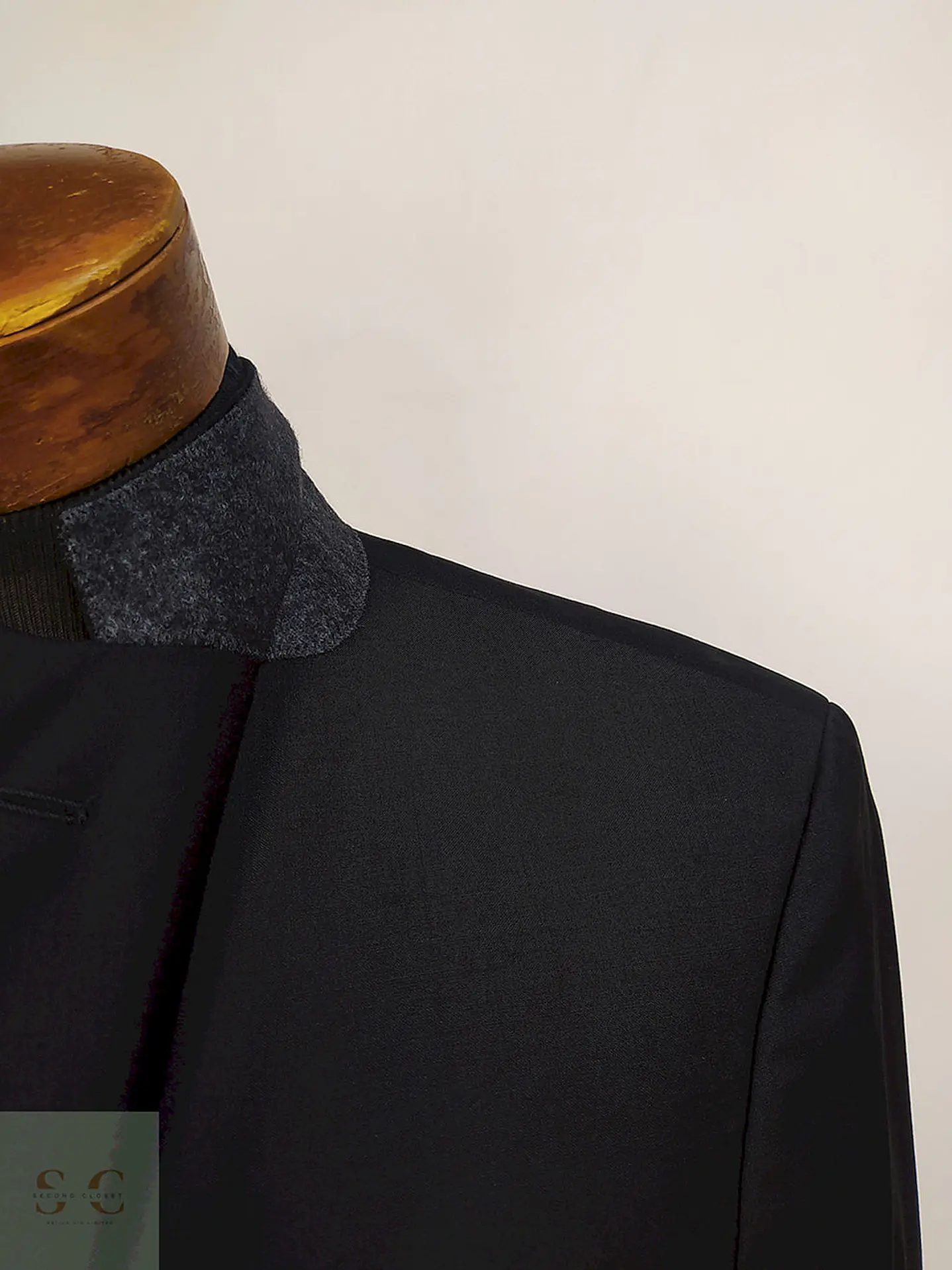 Blazer Hugo Boss Negro 100% Lana Virgen Talla M 8