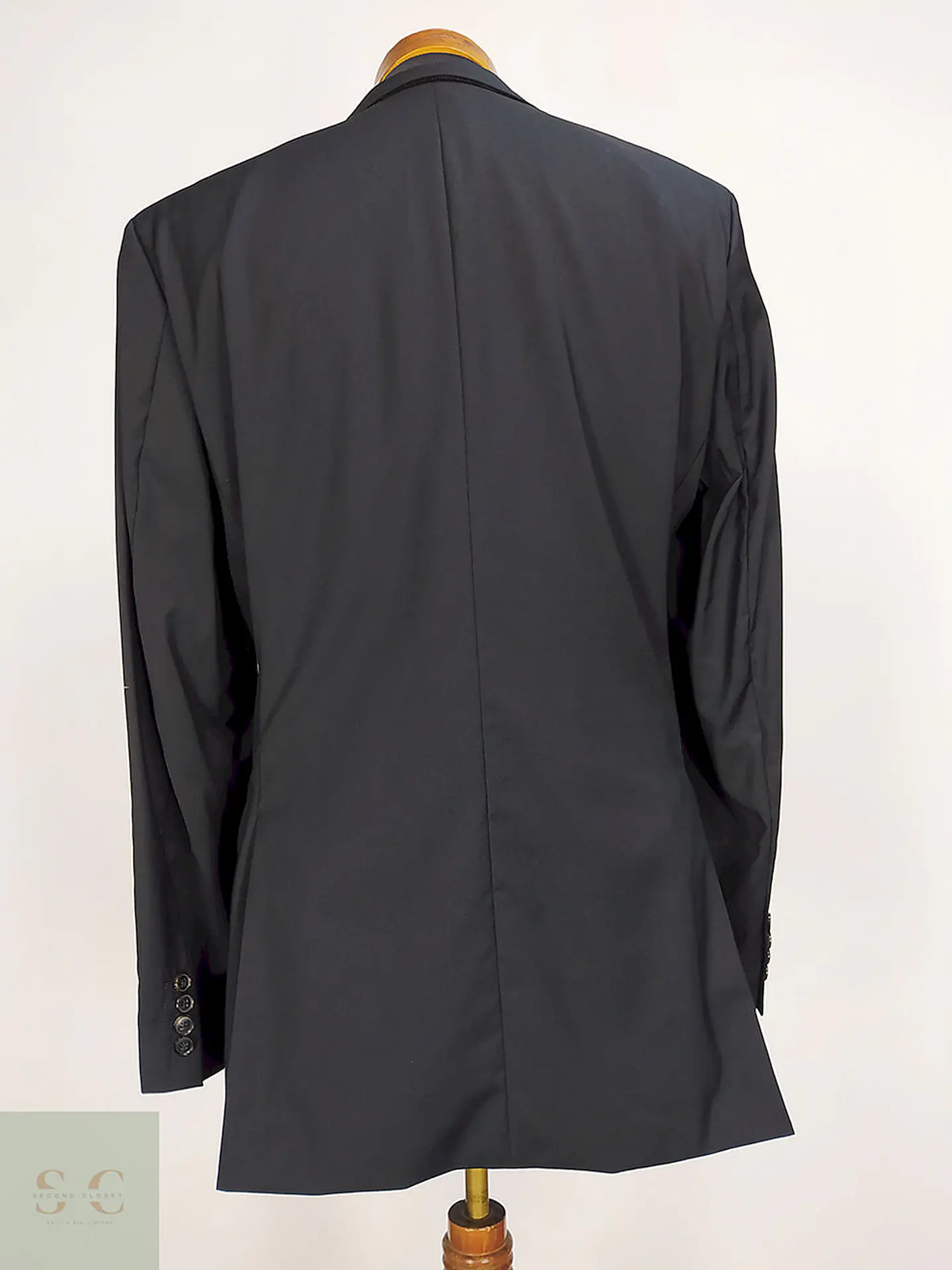 Blazer Hugo Boss Negro 100% Lana Virgen Talla M 14