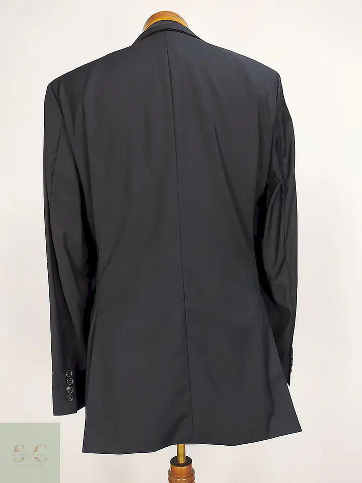 Blazer Hugo Boss Negro 100% Lana Virgen Talla M 14