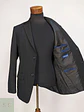 Blazer Biaggini Plomo Rayas Poliéster Viscosa Talla M - Miniatura 10