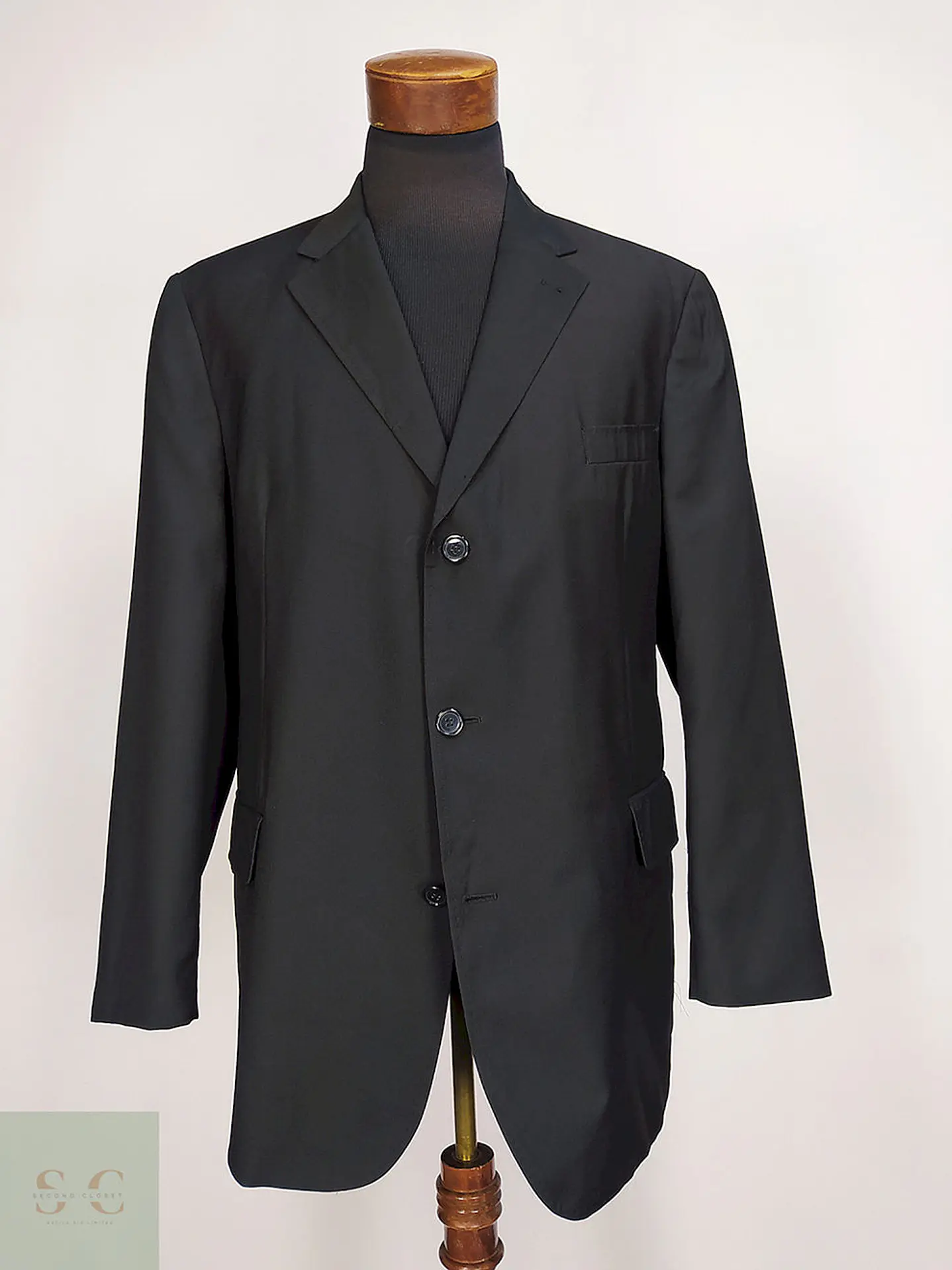 Blazer Vunic Formal Negro Poliéster Talla L 1