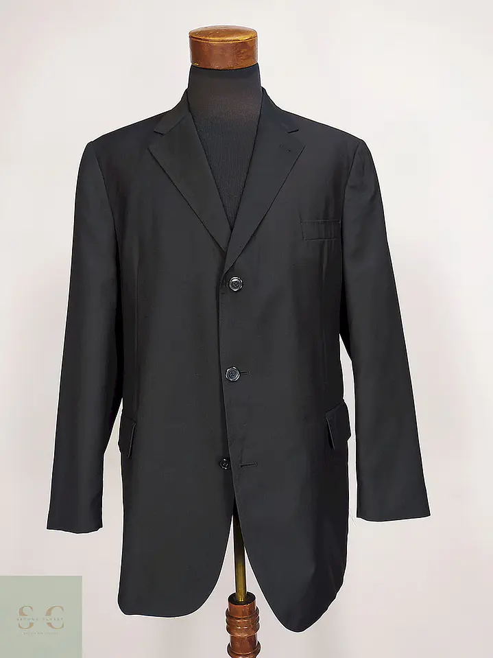 Blazer Vunic Formal Negro Poliéster Talla L 1