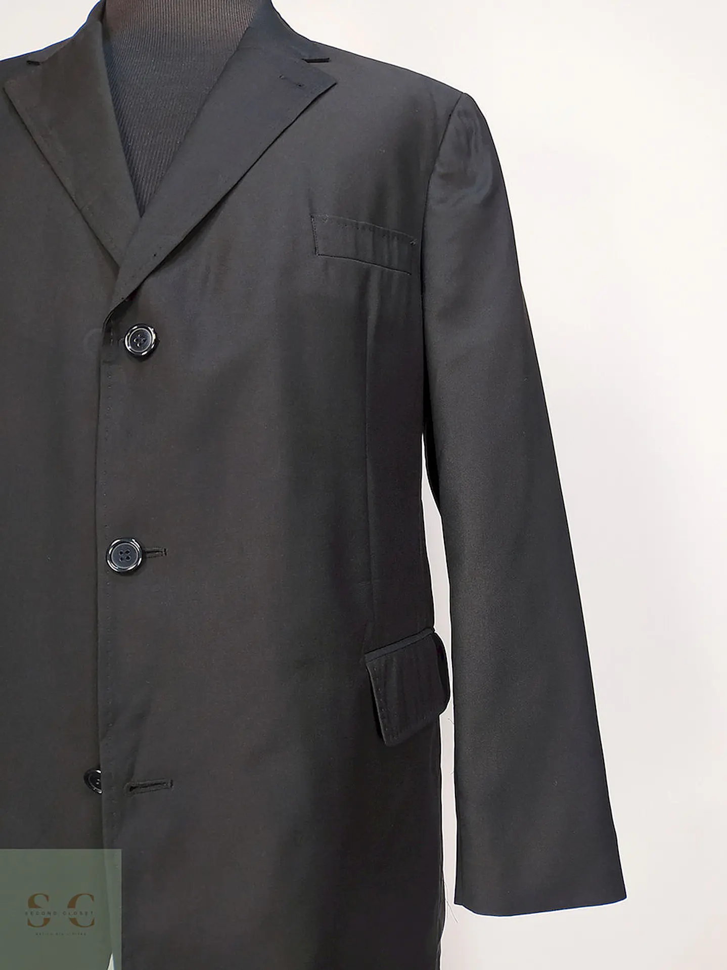 Blazer Vunic Formal Negro Poliéster Talla L 3