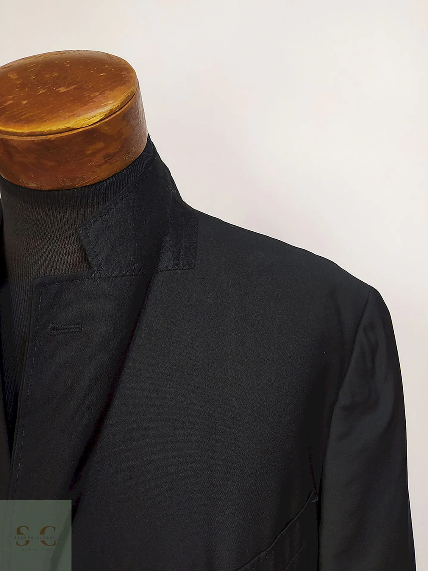 Blazer Vunic Formal Negro Poliéster Talla L 6