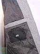 Abrigo Gris H&M Mezcla Lana Talla SM - Miniatura 6
