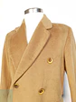 Abrigo Largo Cruzado Camel Italiano 100% Lana Virgen Talla M - Miniatura 4