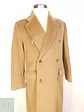 Abrigo Largo Cruzado Camel Italiano 100% Lana Virgen Talla M - Miniatura 6