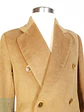 Abrigo Largo Cruzado Camel Italiano 100% Lana Virgen Talla M - Miniatura 7
