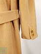 Abrigo Largo Cruzado Camel Italiano 100% Lana Virgen Talla M - Miniatura 18