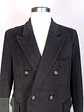 Abrigo Plomo Largo Adams Row Lana Cashmere Talla L - Miniatura 6