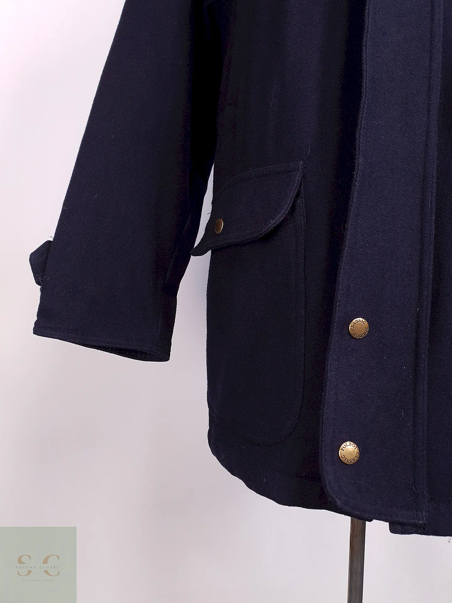 Abrigo Chaquetón Azul Polbot Lana Talla 2XL 3