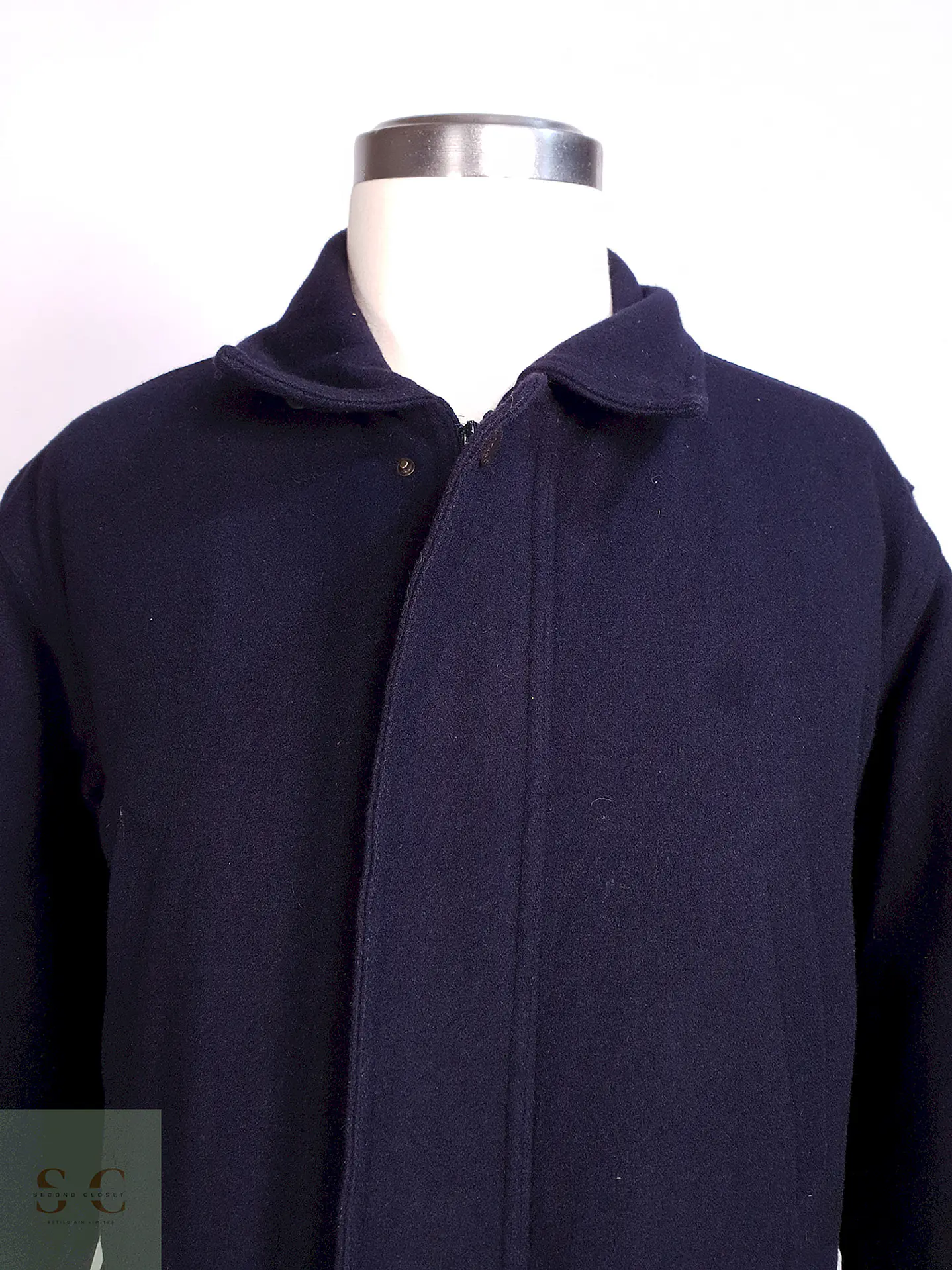 Abrigo Chaquetón Azul Polbot Lana Talla 2XL 6