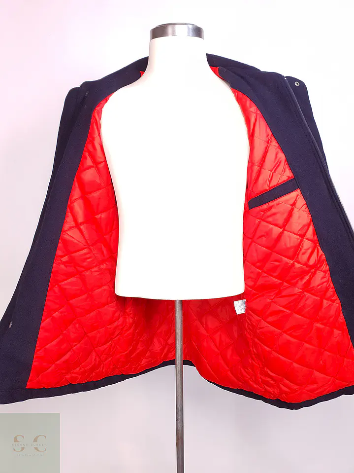 Abrigo Chaquetón Azul Polbot Lana Talla 2XL 11