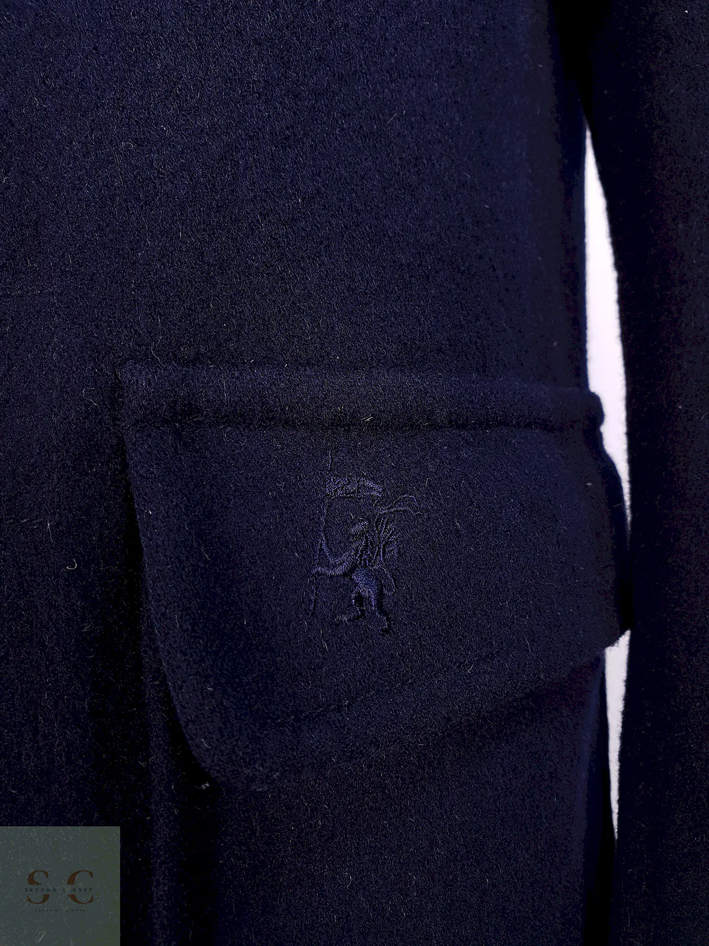 Montgomery Japonés Azul 80% Lana Talla XS 8