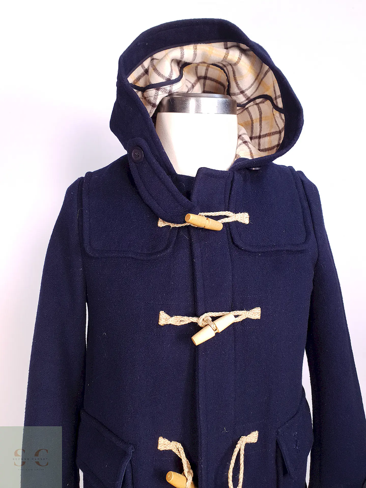 Montgomery Japonés Azul 80% Lana Talla XS 9