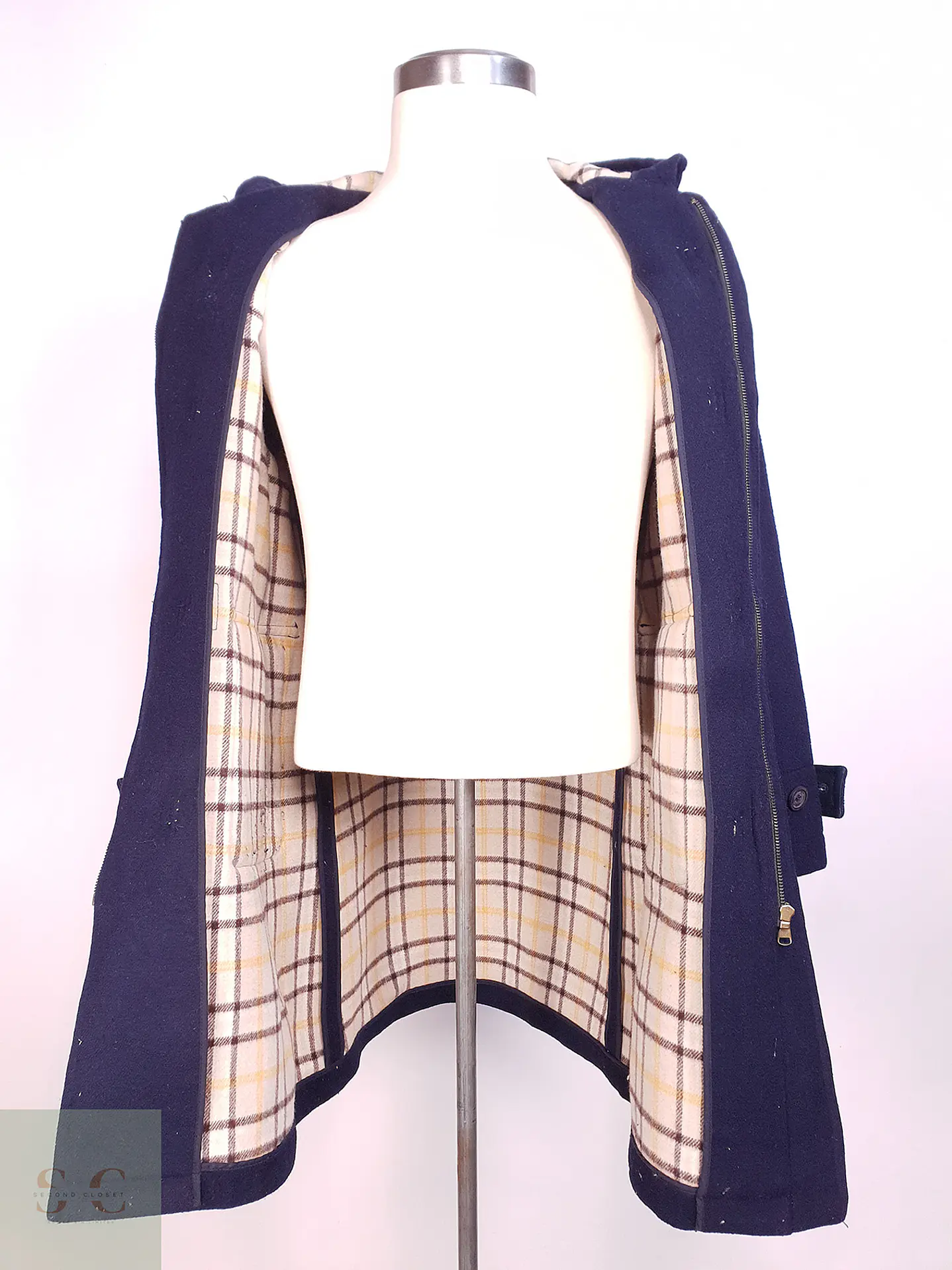 Montgomery Japonés Azul 80% Lana Talla XS 12