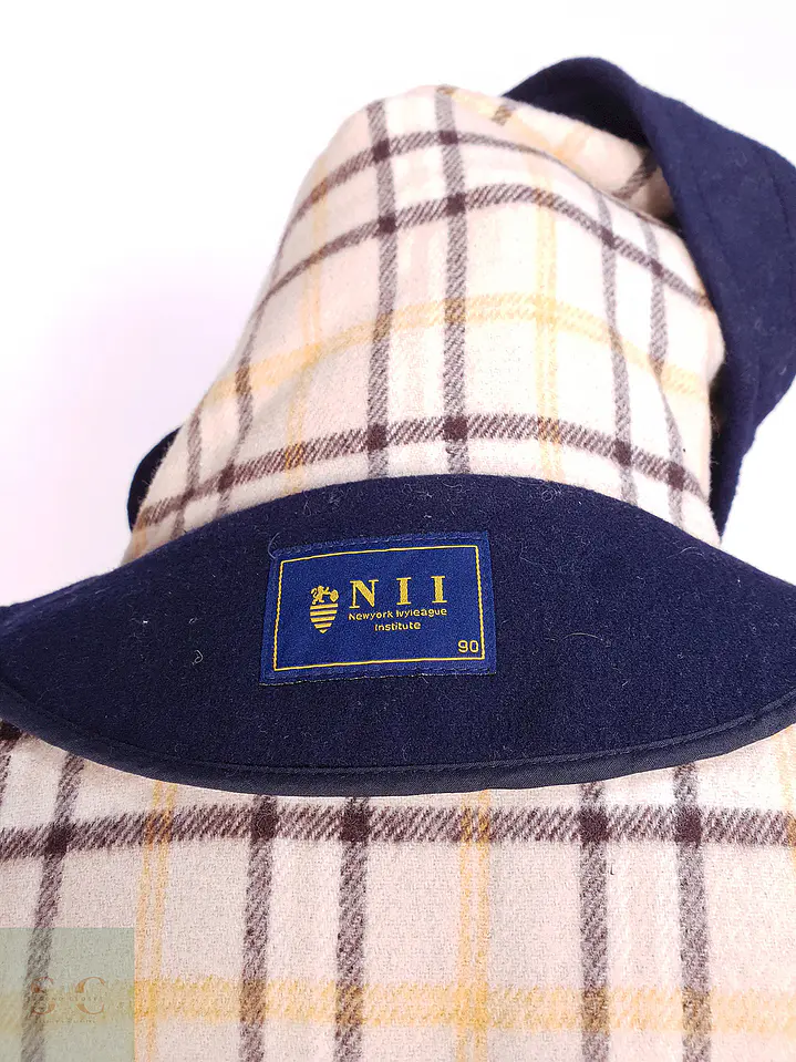 Montgomery Japonés Azul 80% Lana Talla XS 14