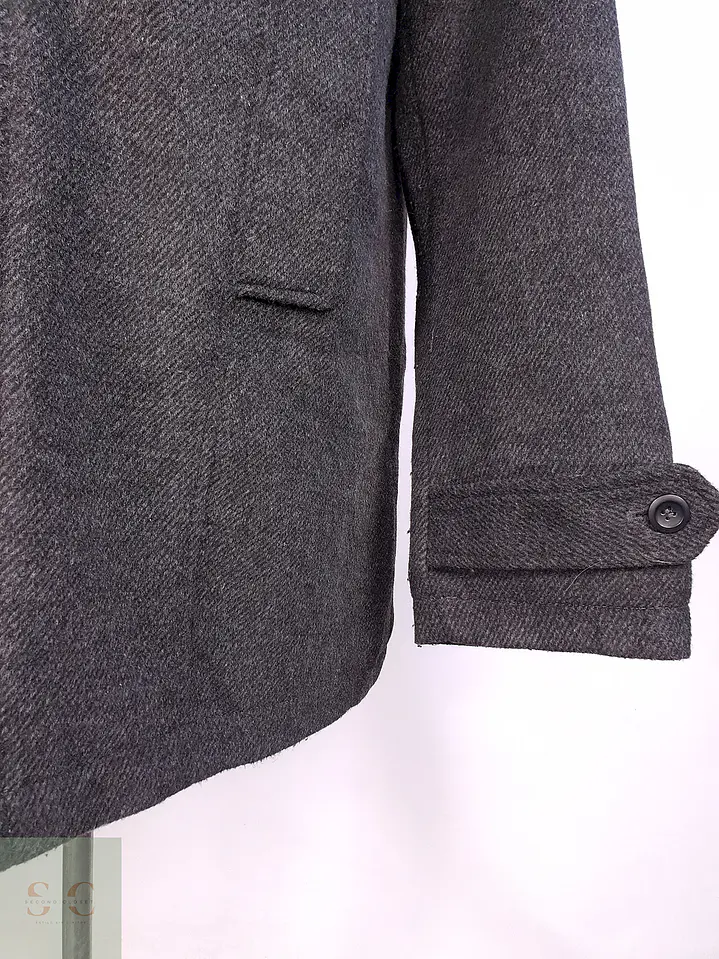 Abrigo Plomo TCM Mezcla Lana Talla XL 2