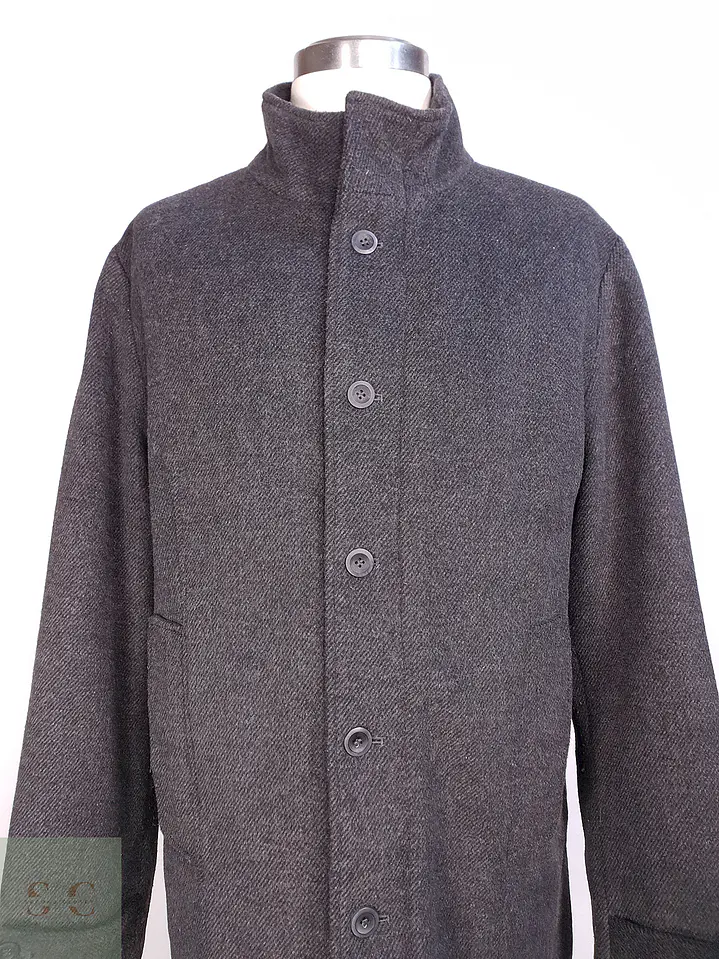 Abrigo Plomo TCM Mezcla Lana Talla XL 6