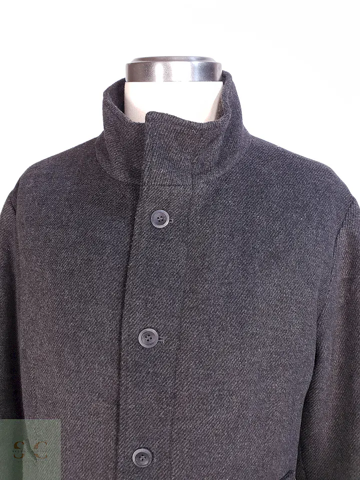 Abrigo Plomo TCM Mezcla Lana Talla XL 7