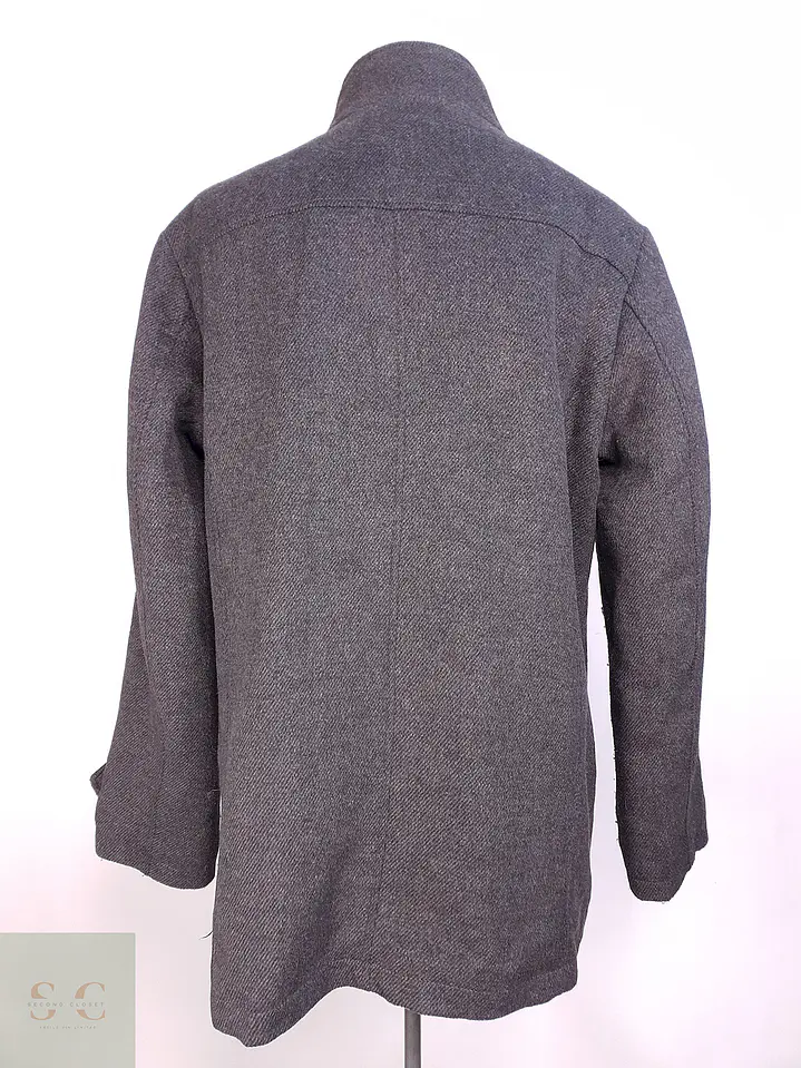 Abrigo Plomo TCM Mezcla Lana Talla XL 11