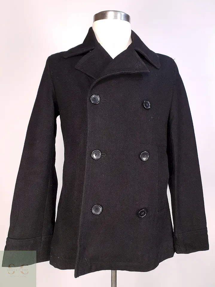 Marinero Negro Merona 60% Lana Talla S 2