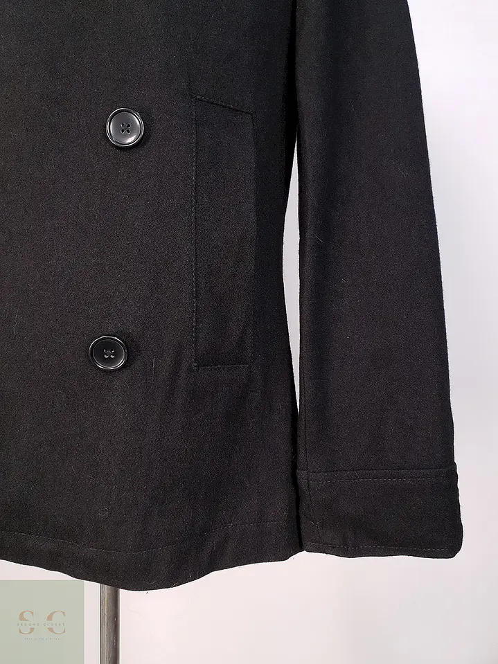 Marinero Negro Merona 60% Lana Talla S 5