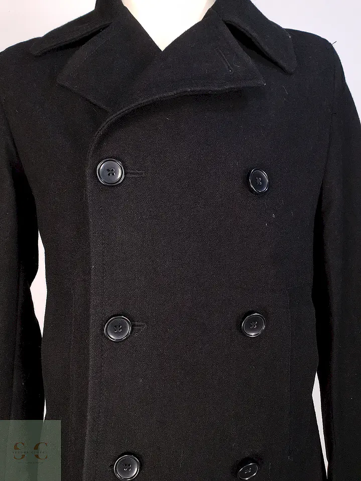 Marinero Negro Merona 60% Lana Talla S 7