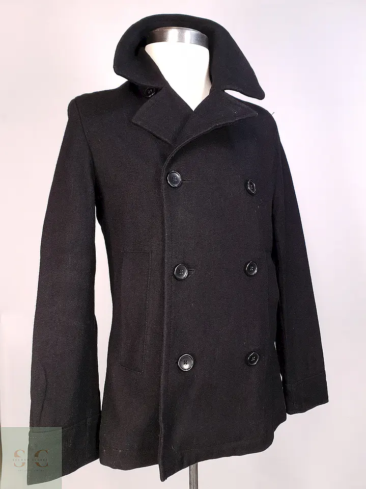 Marinero Negro Merona 60% Lana Talla S 9