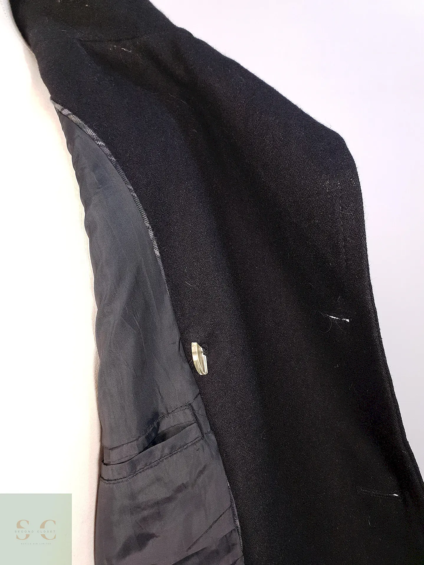 Marinero Negro Merona 60% Lana Talla S 13