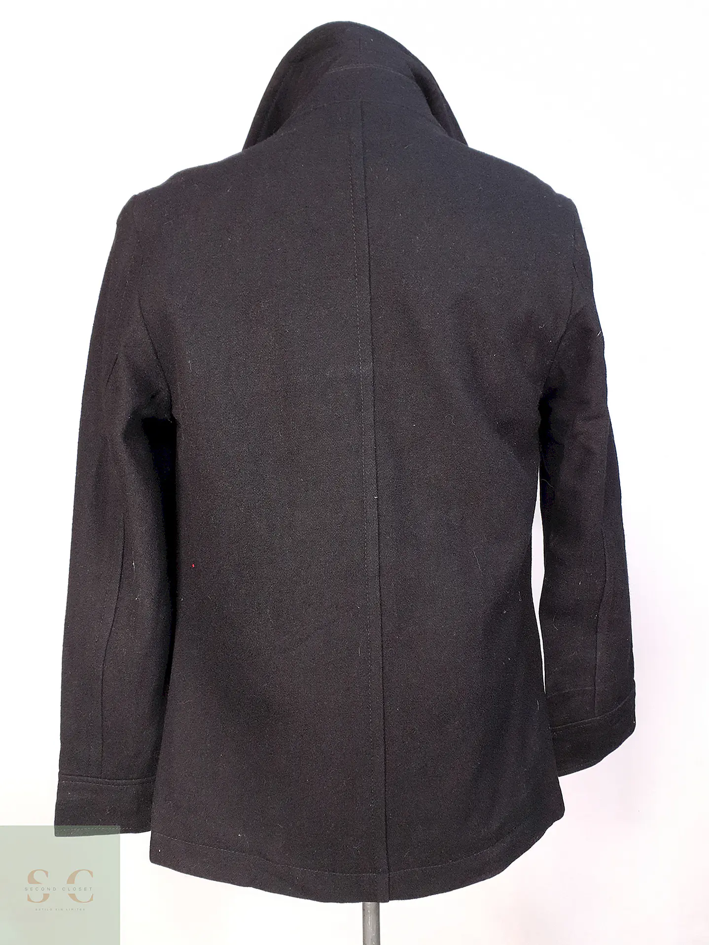 Marinero Negro Merona 60% Lana Talla S 15
