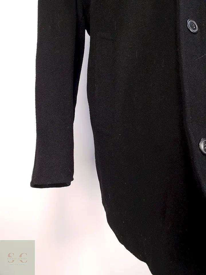 Abrigo Negro Lana Ralph Lauren Talla XL 4