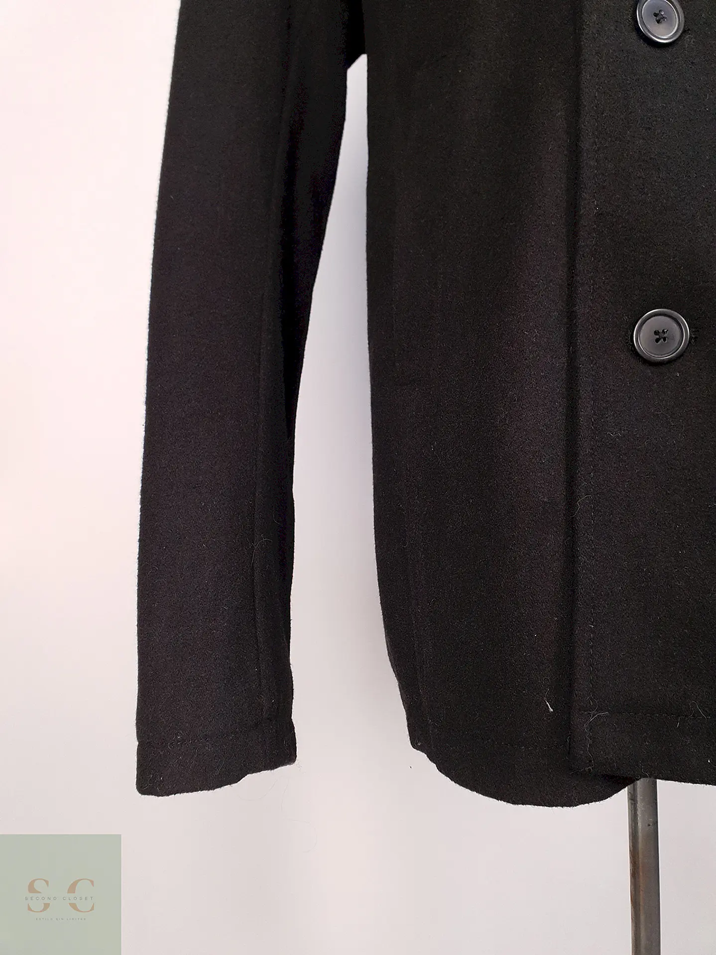 Marinero Negro Old Navy Lana Reciclada Talla L 2