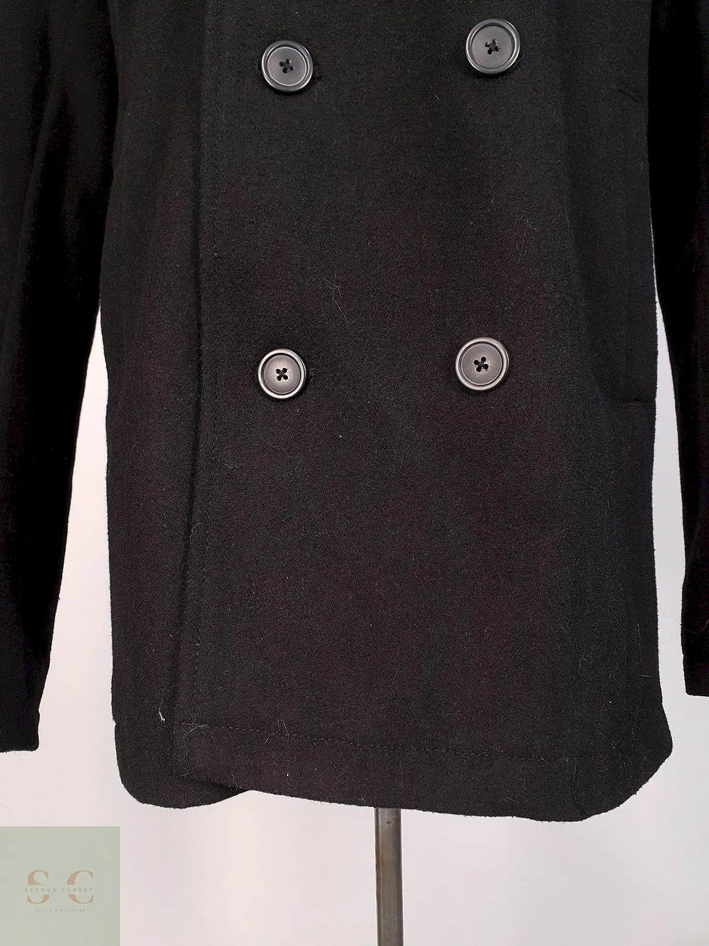 Marinero Negro Old Navy Lana Reciclada Talla L 3