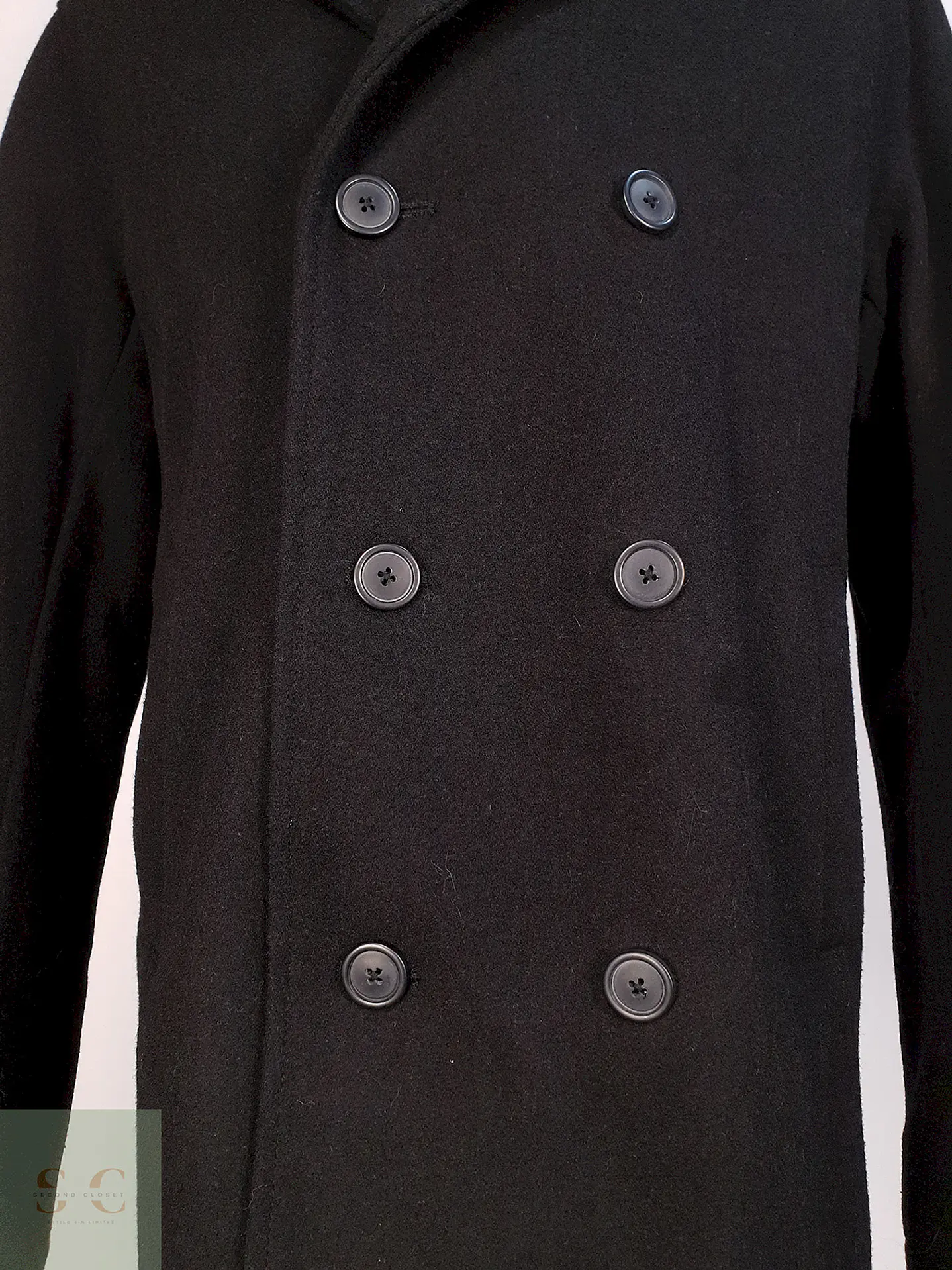 Marinero Negro Old Navy Lana Reciclada Talla L 4