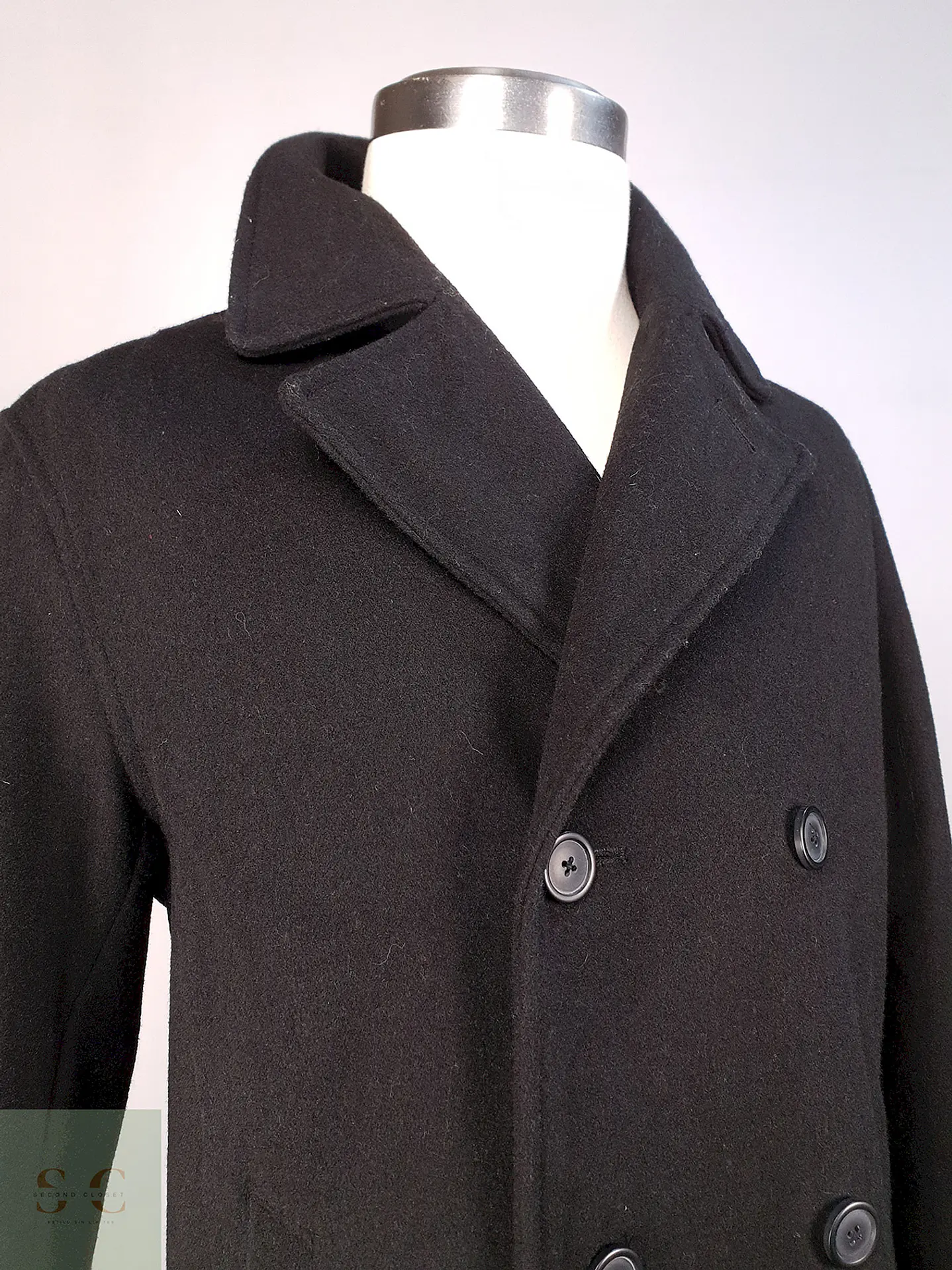 Marinero Negro Old Navy Lana Reciclada Talla L 6