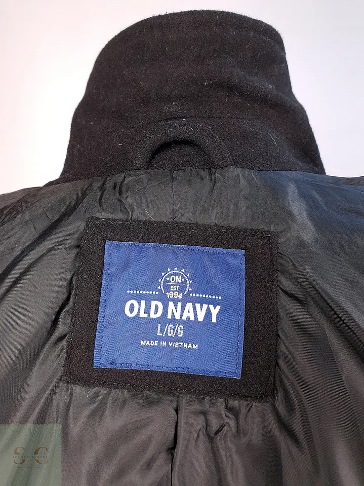 Marinero Negro Old Navy Lana Reciclada Talla L 10