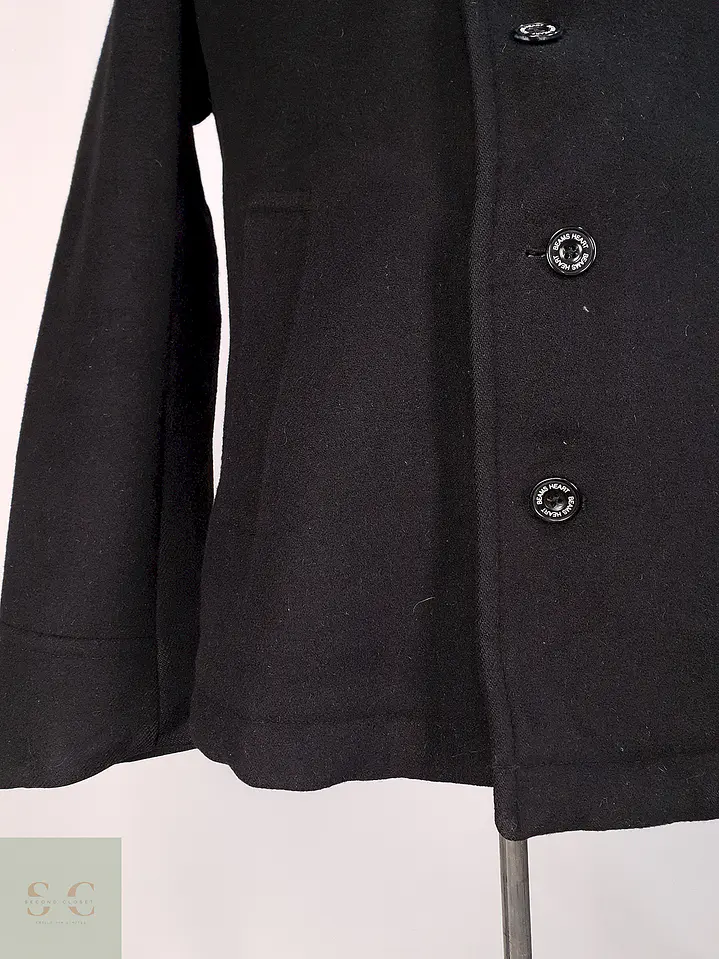Abrigo Corto Beams Negro 70% Lana Talla SM 3