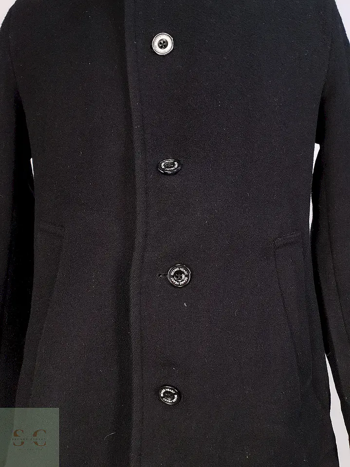 Abrigo Corto Beams Negro 70% Lana Talla SM 5