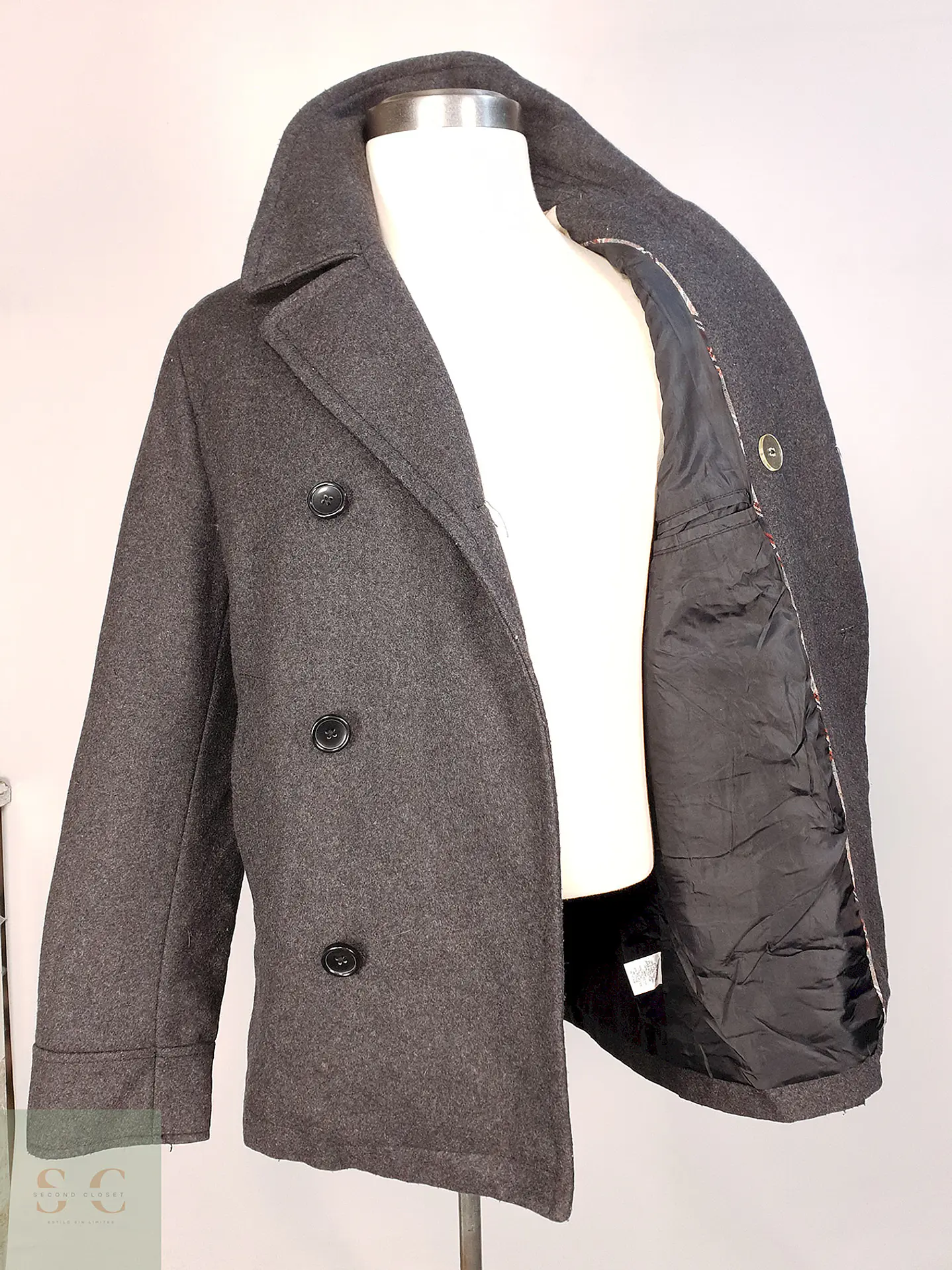 Marinero Plomo Merona 60% Lana Talla M 8