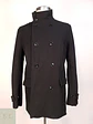 Abrigo Cruzado Negro H&M 70% Lana Talla M - Miniatura 1