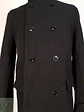 Abrigo Cruzado Negro H&M 70% Lana Talla M - Miniatura 4