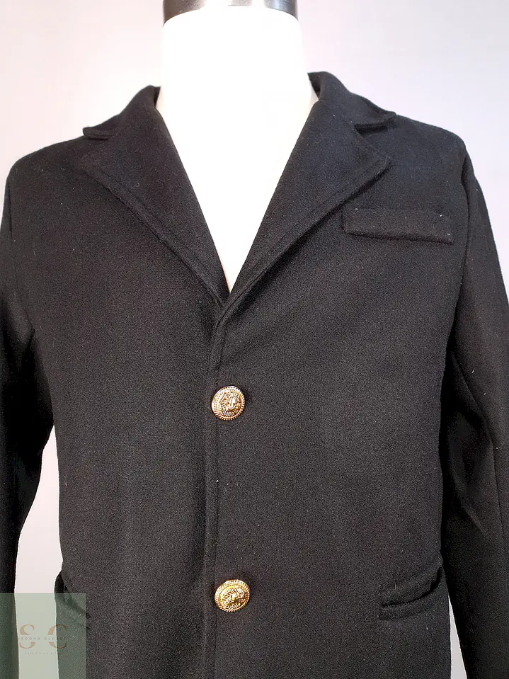 Abrigo Básico Ligero Negro Talla SM 1