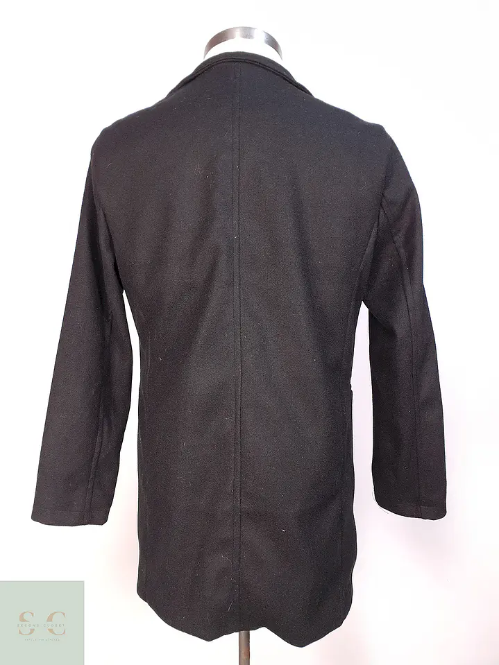 Abrigo Básico Ligero Negro Talla SM 11