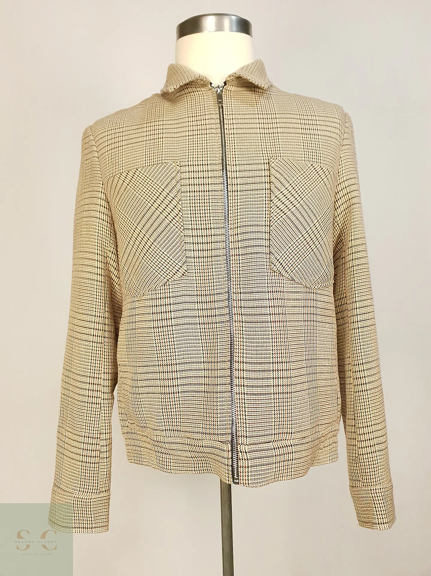Chaqueta Zara Beige Talla M 2