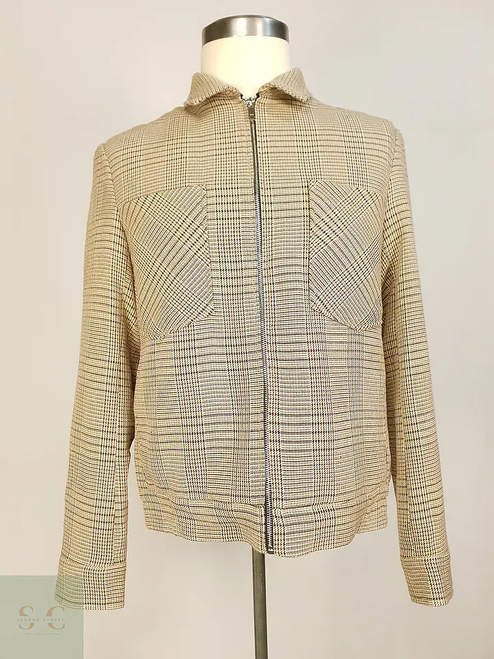 Chaqueta Zara Beige Talla M 2