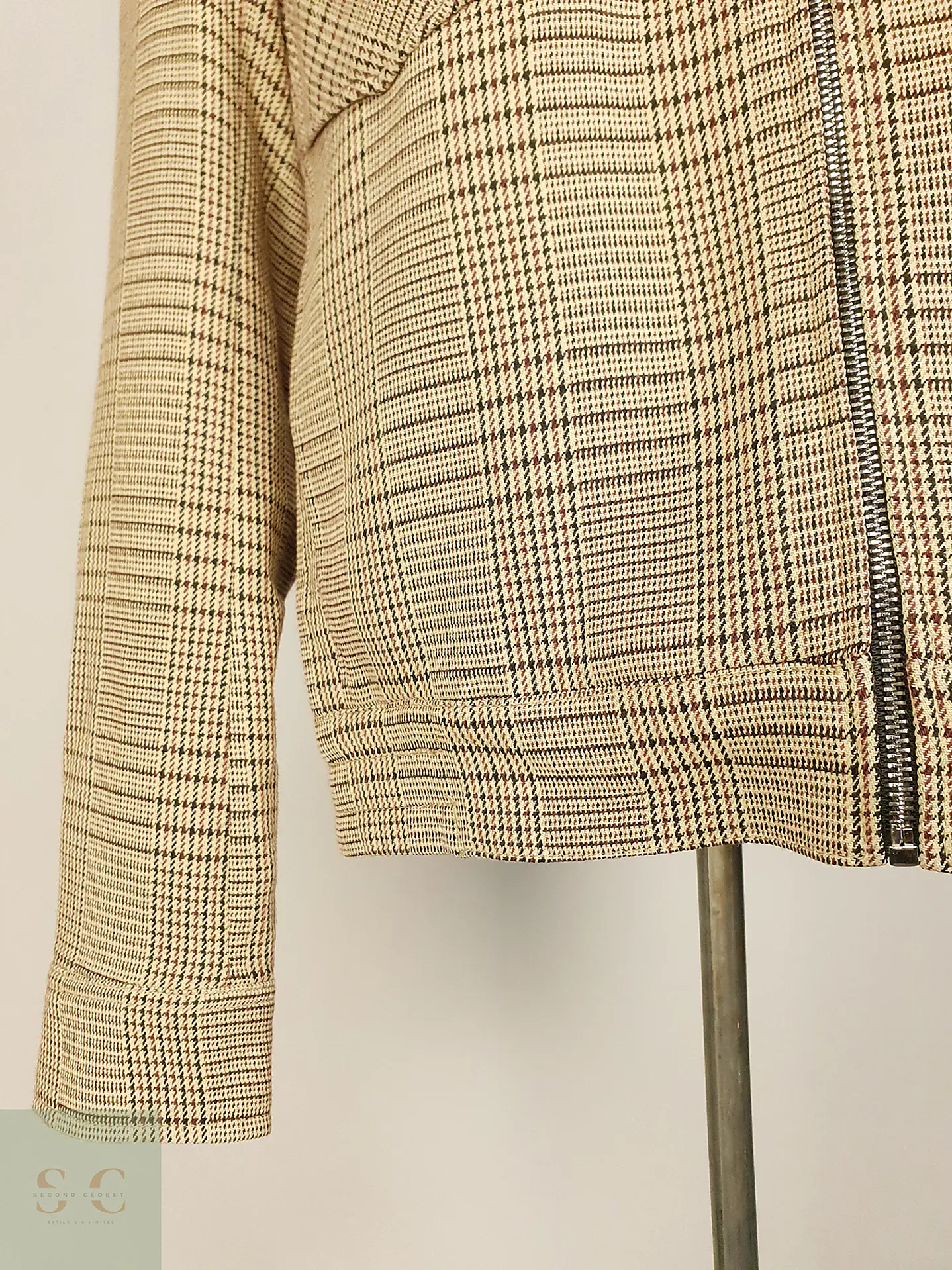 Chaqueta Zara Beige Talla M 4