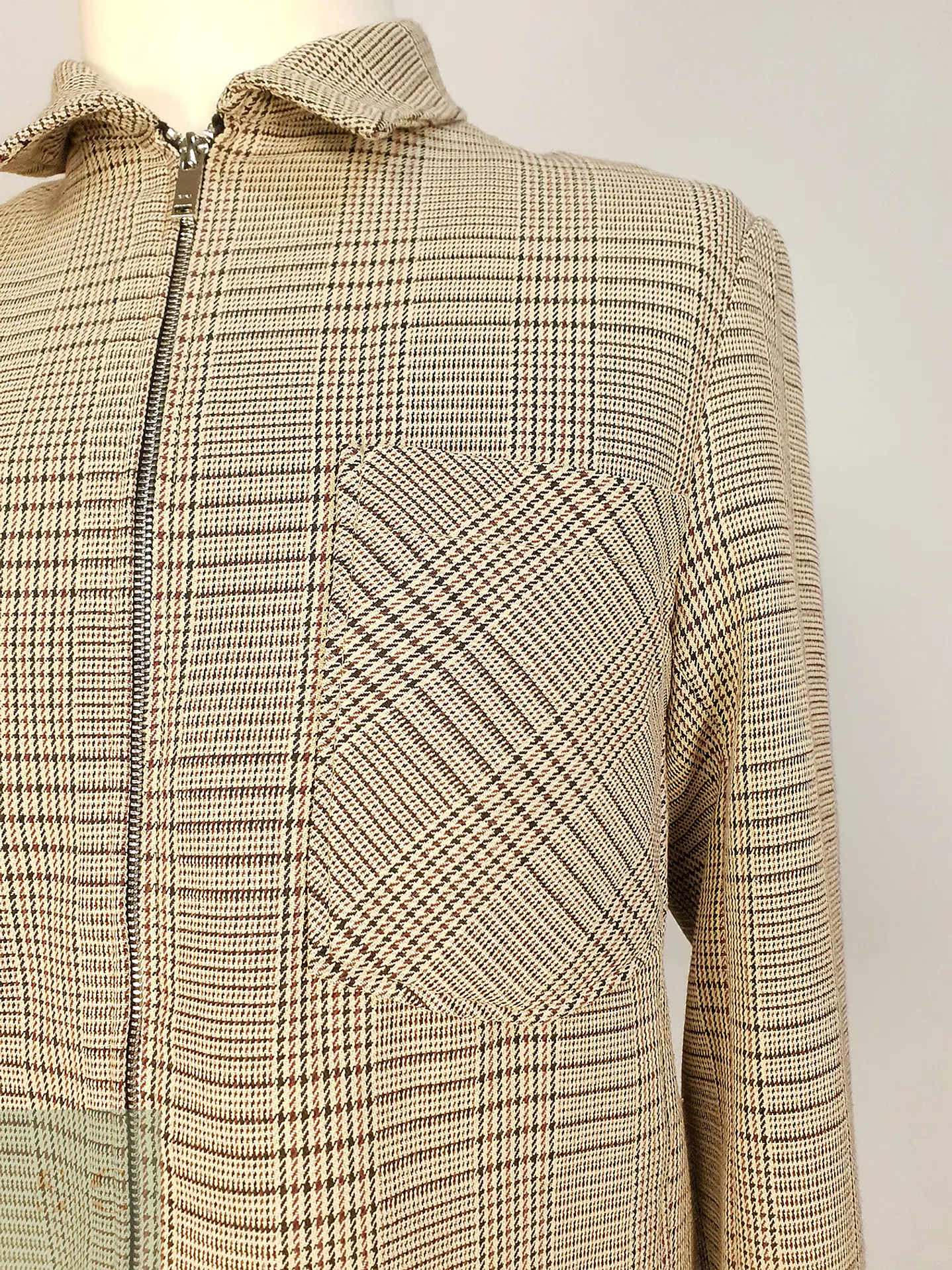 Chaqueta Zara Beige Talla M 6