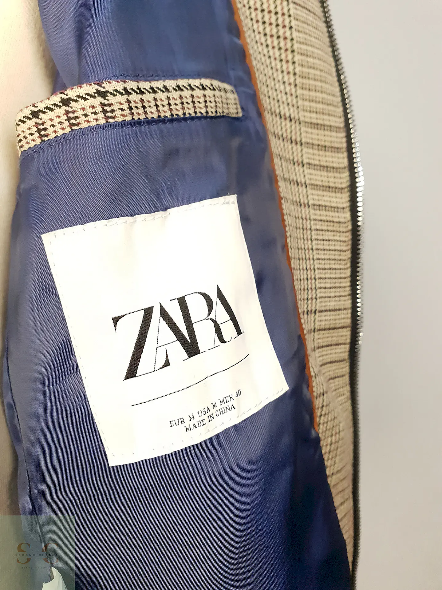 Chaqueta Zara Beige Talla M 10